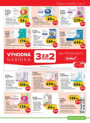 akční leták Dr. Max 1.7.2025-31.8.2025