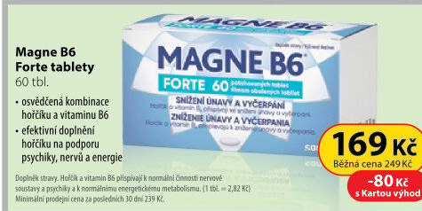 Doplněk stravy Forte Magne B6 Sanofi
