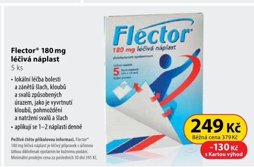 Náplasti léčivé Flector