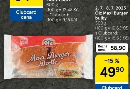 Bulky na hamburger Ölz