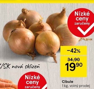 Cibule kuchyňská žlutá