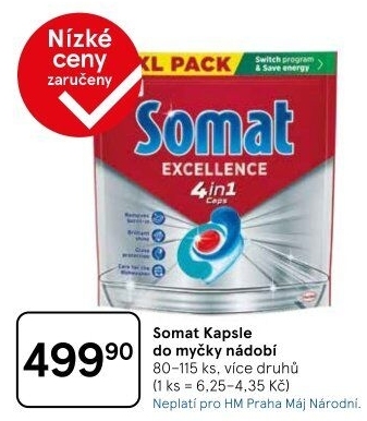 Kapsle do myčky Somat
