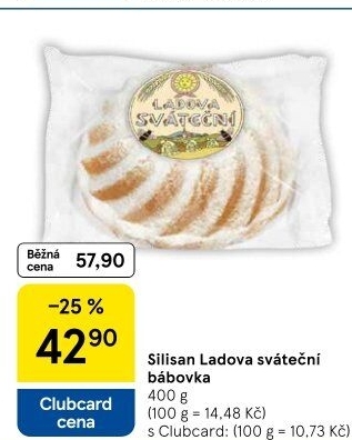 Ladova sváteční bábovka Silisan