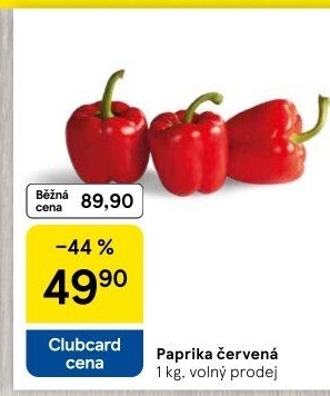 Paprika červená