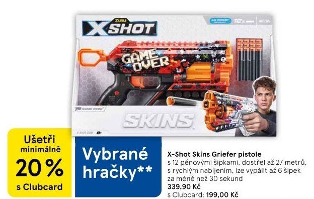 Pistole Skins Griefer X-shot Zuru