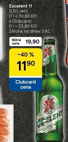 Pivo světlý ležák 11° Excelent