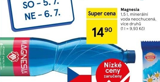 Přírodní voda Magnesia