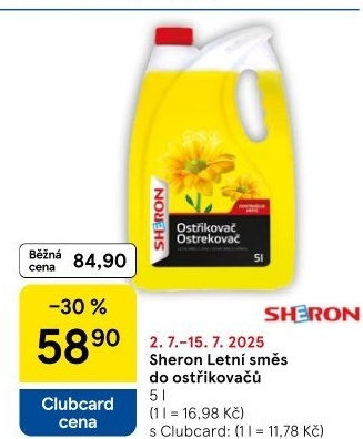 Směs do ostřikovačů letní Sheron