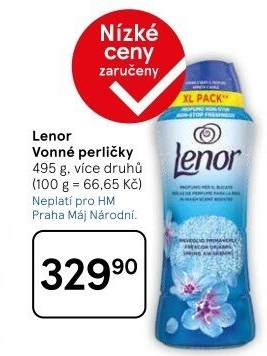 Vonné perličky do pračky Lenor