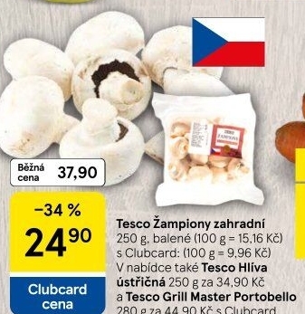 Žampiony zahradní Tesco