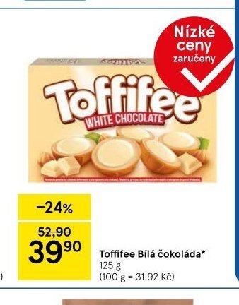 Toffifee Bílá čokoláda