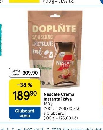 Nescafé Crema Instantní káva