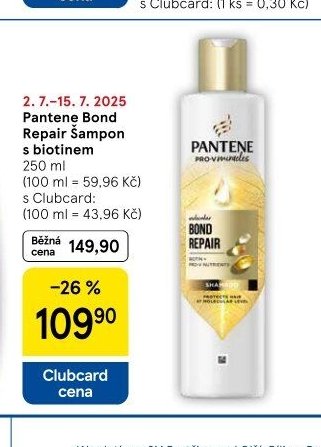 Pantene Bond Repair Šampon s biotinem