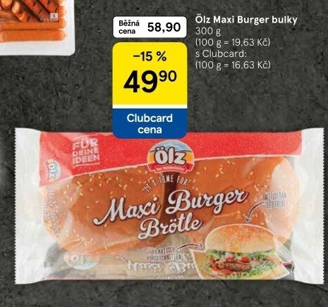 Bulky na hamburger Ölz