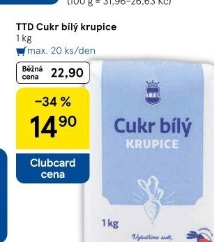 Cukr krupice TTD