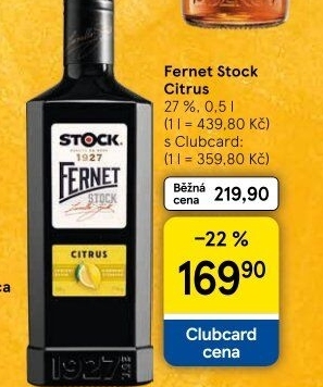 Fernet Stock Citrus
