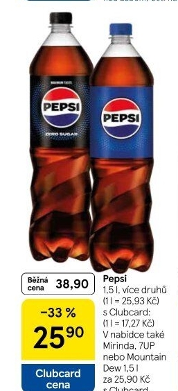 Limonáda Pepsi