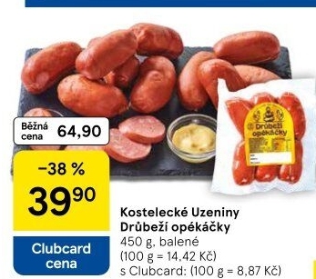 Opékačky drůbeží Kostelecké uzeniny