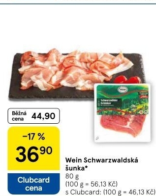 Šunka schwarzwaldská Wein