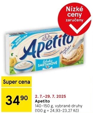 Sýr tavený Apetito