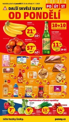 akční leták Penny Market 3.7.2025-9.7.2025