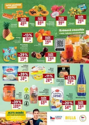 akční leták BILLA 2.7.2025-8.7.2025