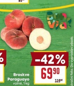 Broskve Paraguayo Billa Bonvia