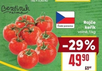 Rajčata keříková Farma Bezdínek