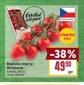 Rajčata cherry Strabena