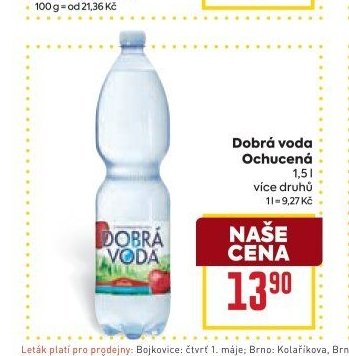 Dobrá voda Ochucená