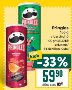 Chipsy Pringles - tubus