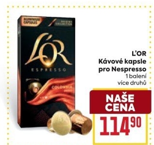 Kapsle pro Nespresso L'