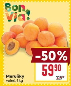 Meruňky Billa Bonvia