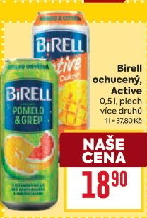 Nealkoholické pivo ochucené Birell
