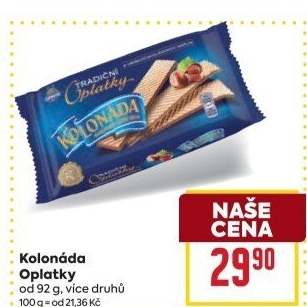 Oplatky Kolonáda Opavia