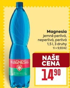 Přírodní voda Magnesia