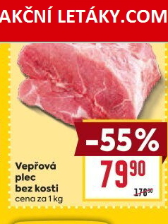 Vepřová plec bez kosti