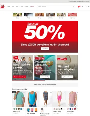 akční leták Kik textil 2.7.2025-8.7.2025