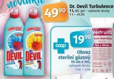 Čistič WC gelový Turbulence Dr. Devil
