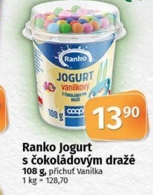 Jogurt s draže Ranko