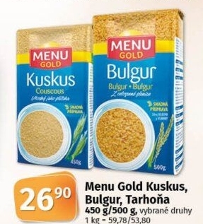 Kuskus Menu Gold