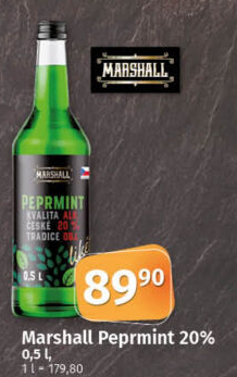Likér Peprmint Marshall