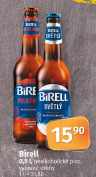 Nealkoholické pivo Birell