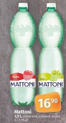 Ochucená voda Mattoni