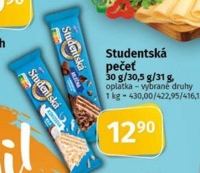 Oplatka Studentská pečeť Orion