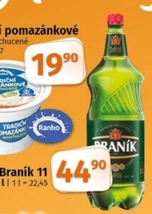Pivo světlý ležák 11° Jedenáctka Braník