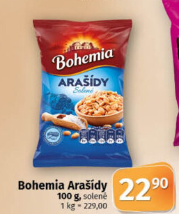 Pražené arašídy Bohemia Chips