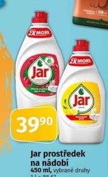 Prostředek na nádobí Jar