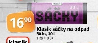 Pytle na odpadky 30 l Coop Klasik