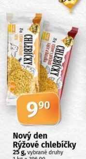 Rýžové chlebíčky Nový Den